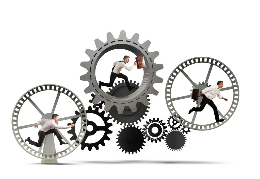 Business mechanism system with running business team Business mechanism system with running business team